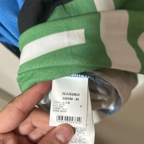 Just Don Mens Multicolor Graphic Cotton Long Sleeve Football T-Shirt Medium - Picture 6 of 7